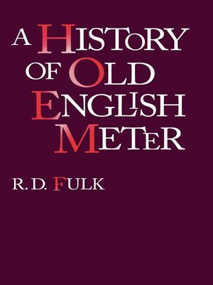 cover image of A History of Old English Meter